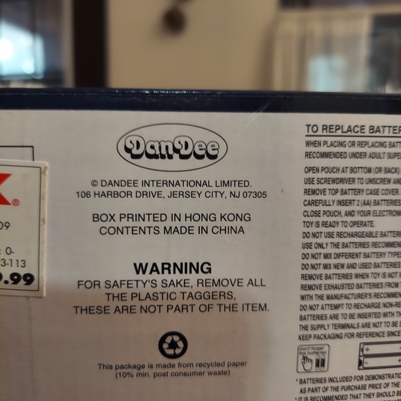 DanDee 2000 Celebration Americana White Bear, NWT - Picture 6 of 7